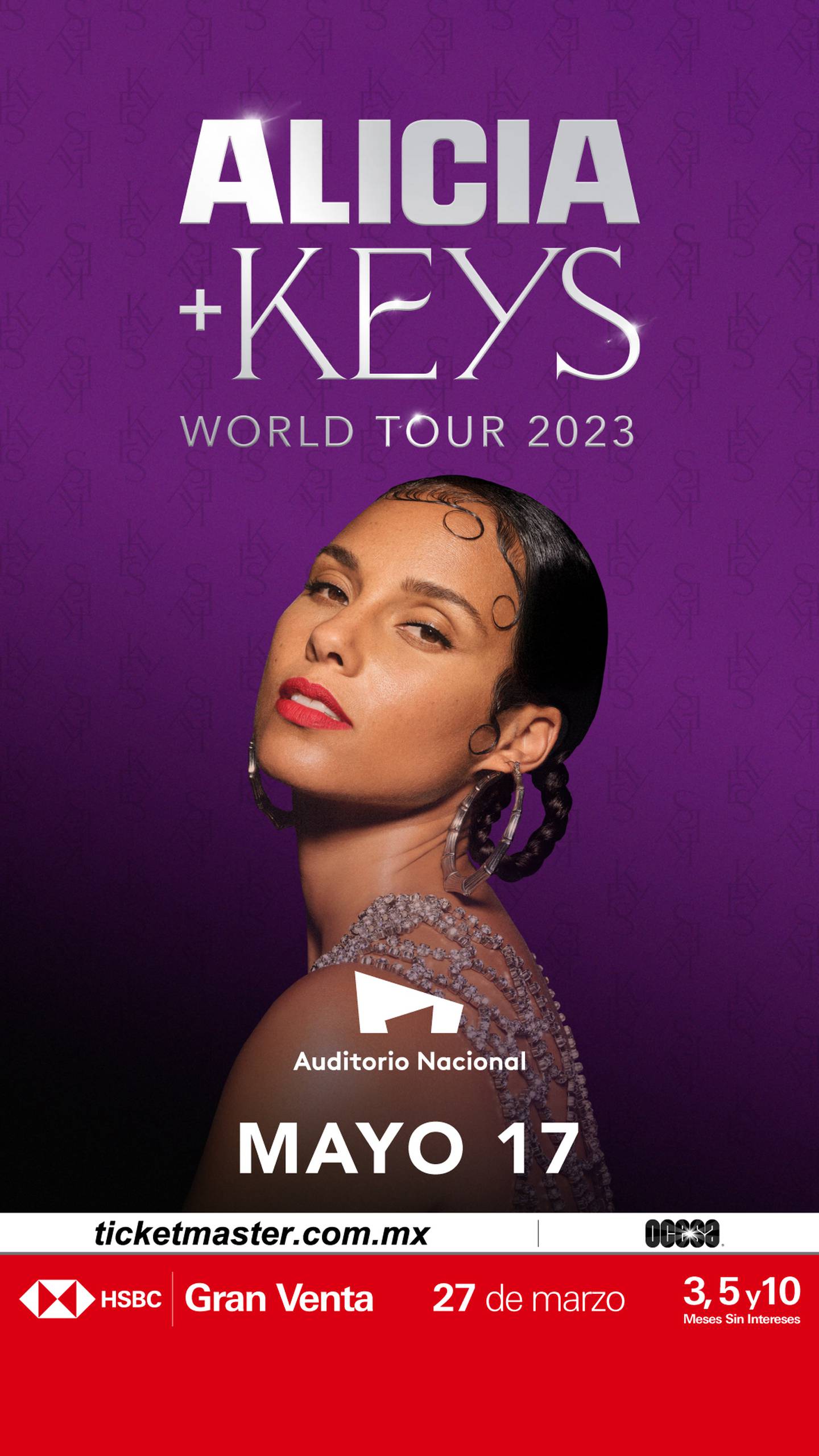 Alicia Keys en México (Fechas, precios, boletos, preventa, Ticketmaster