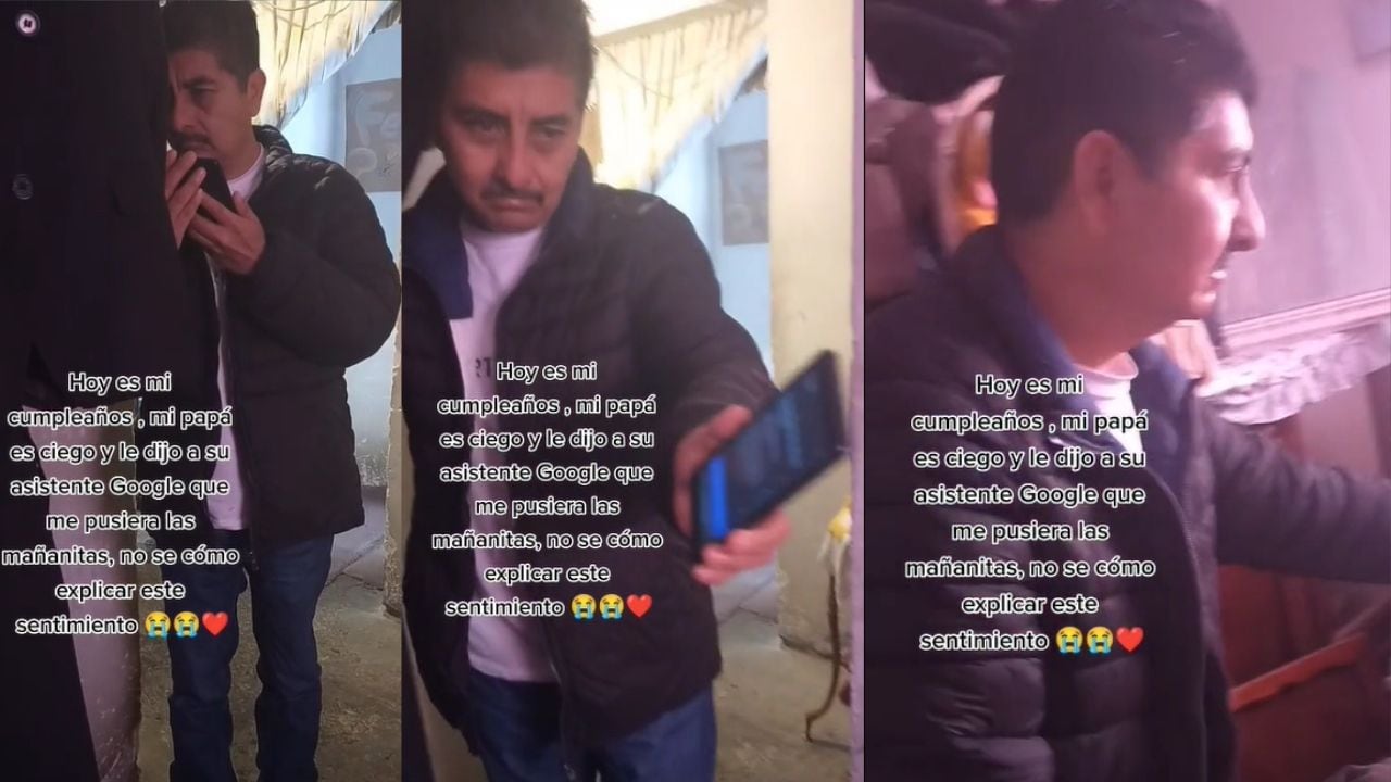 Padre ciego usa asistente de voz para poner las mañanitas a su hija; video  se viraliza en TikTok