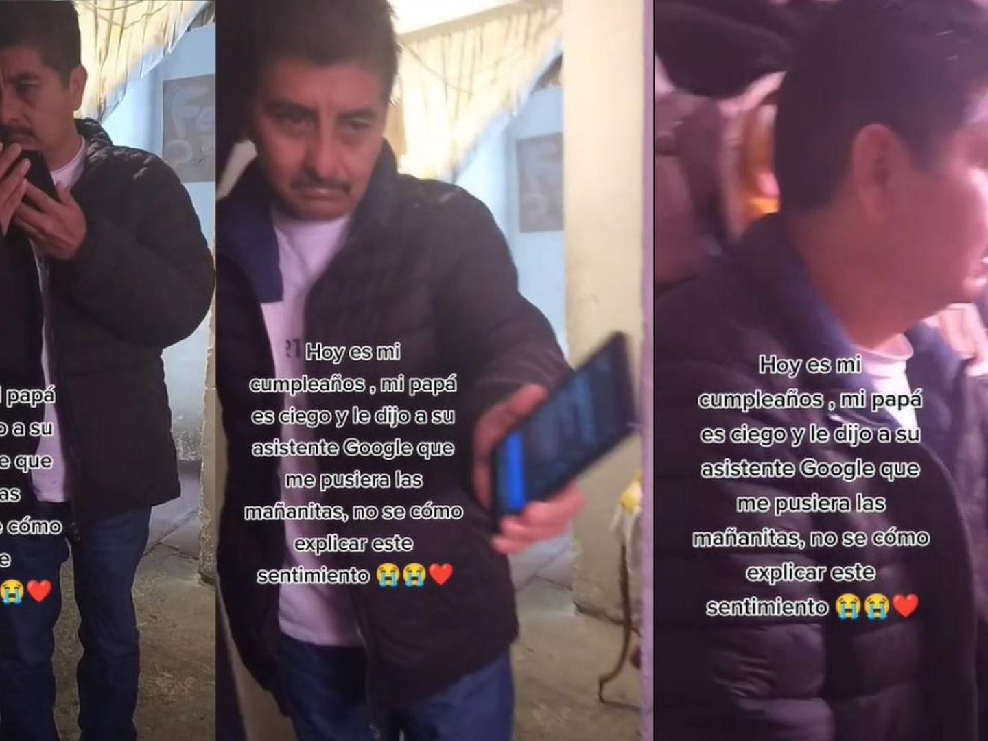 Padre ciego usa asistente de voz para poner las mañanitas a su hija; video  se viraliza en TikTok