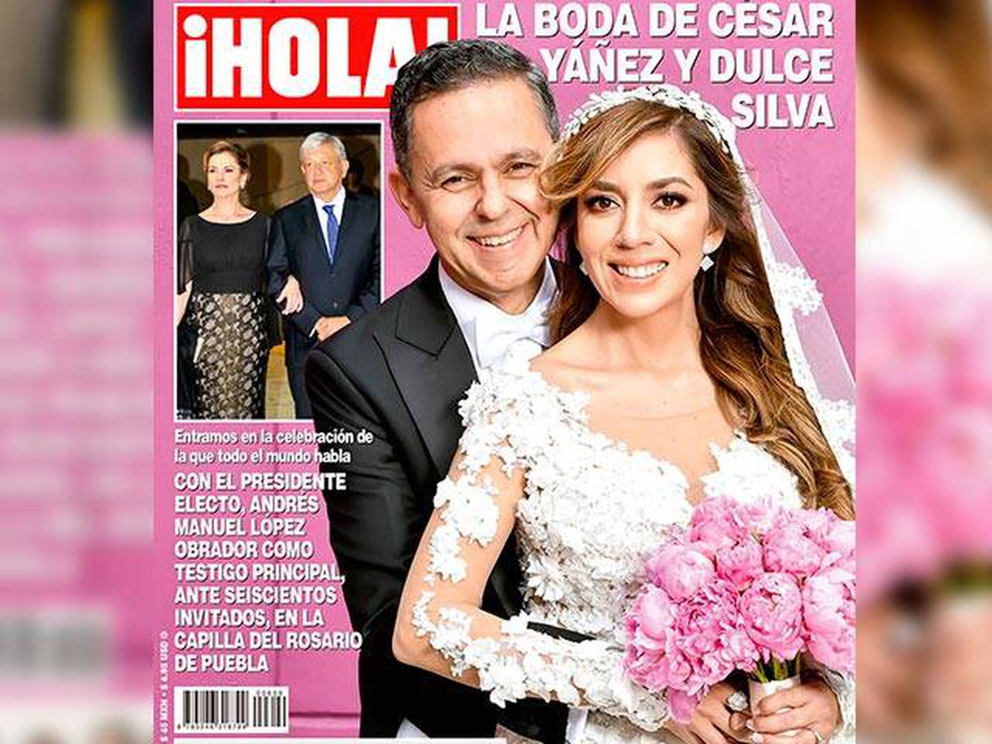 Boda de César Yáñez protagoniza portada de la revista ¡Hola!
