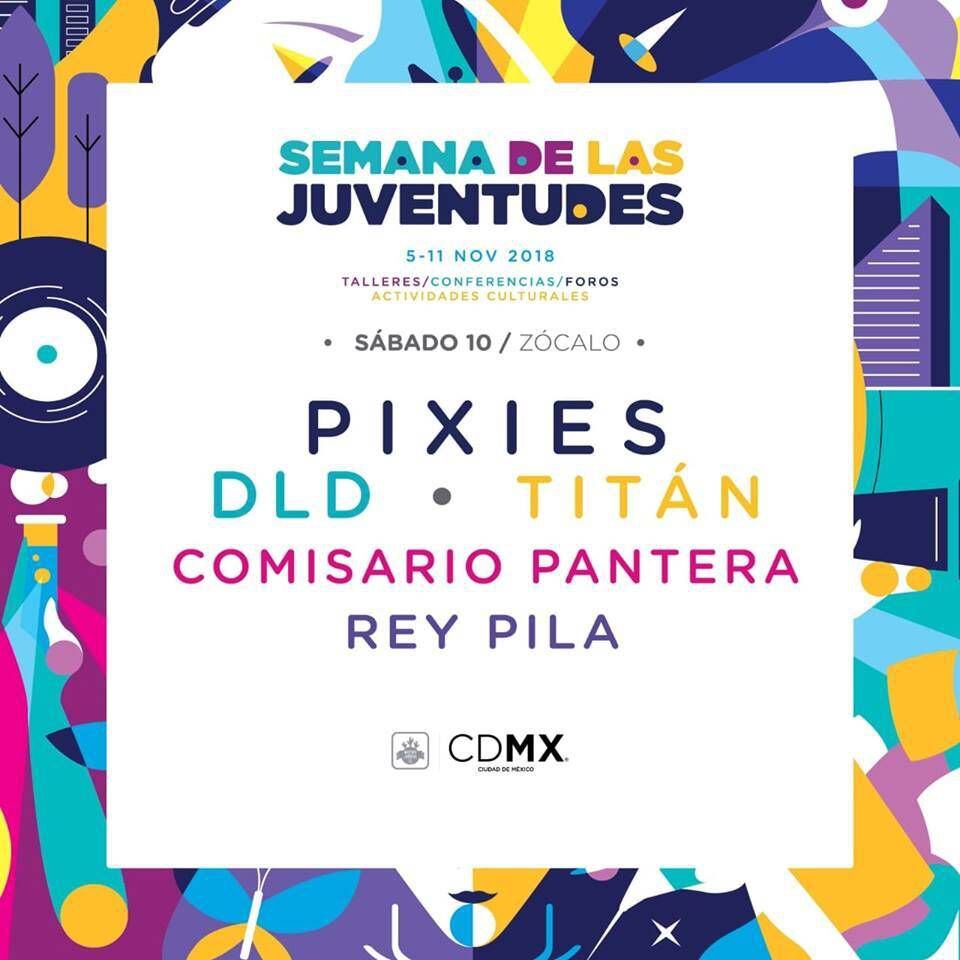 Pixies estará gratis en el Zócalo por la Semana de las Juventudes –  Publimetro México