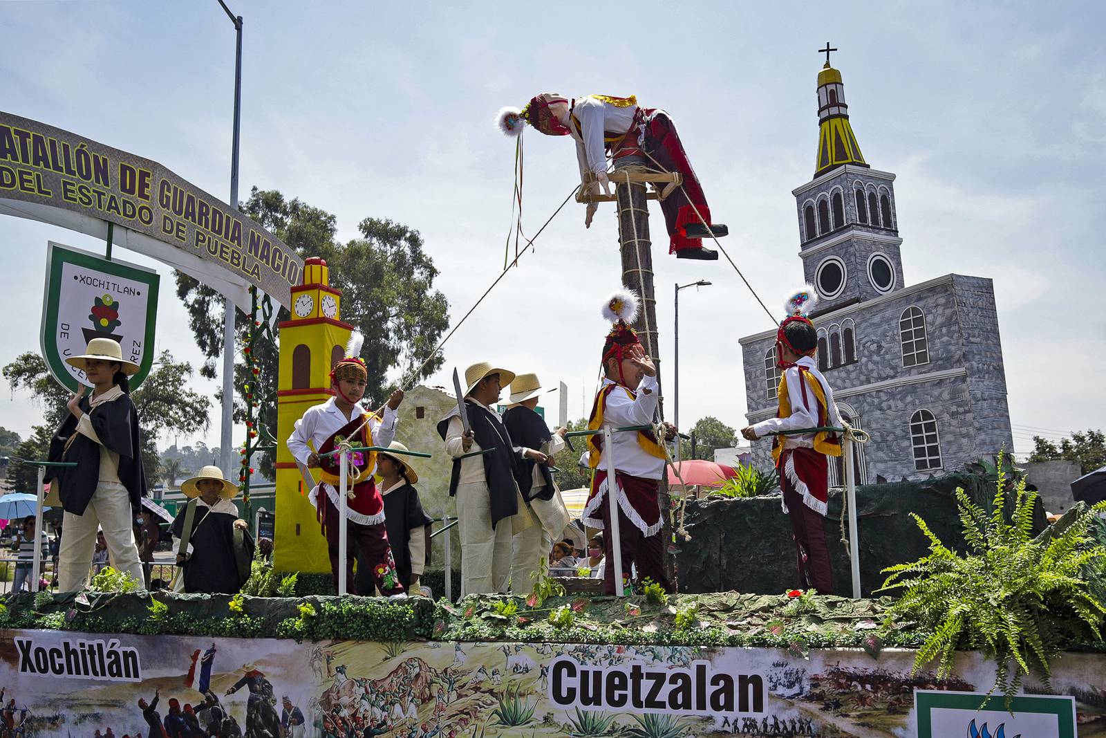 Puebla desfile 5 de Mayo, así se retomó la conmemoración de la batalla