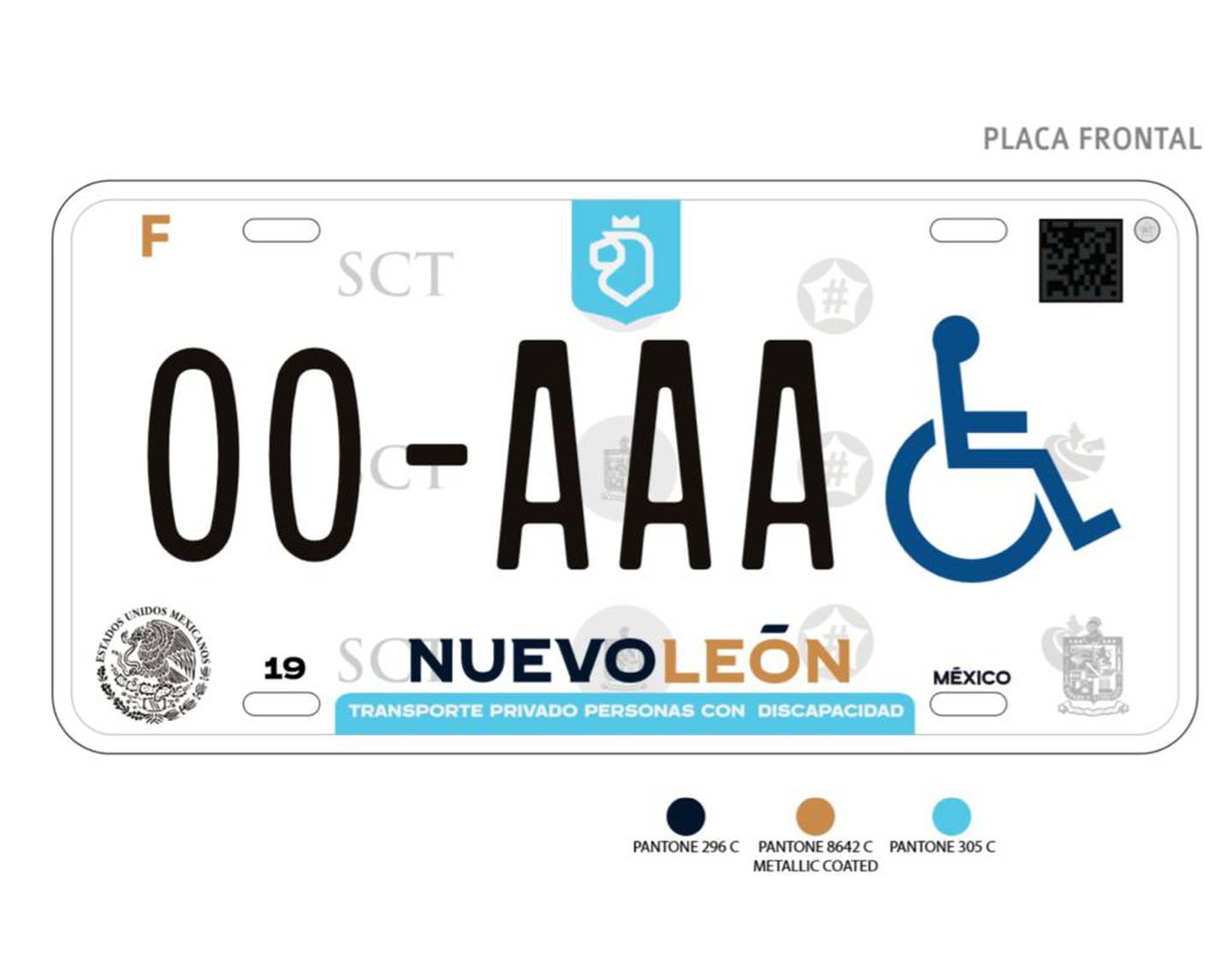 Nuevas placas de circulación en Nuevo León del gobierno de Samuel