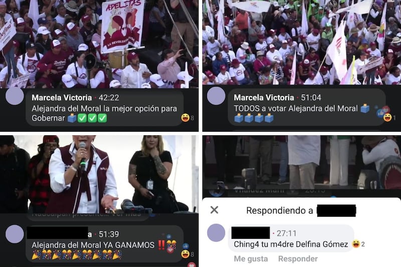 Cierre de campaña Delfina Gómez