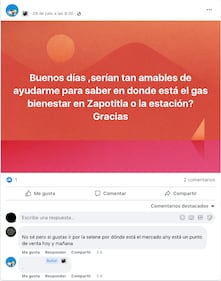 Gas Bienestar. Denuncias en redes sociales sobre la operación de Gas Bienestar. Debido a la confusión, muchos buscan organizarse con gaseros a través de grupos de WhatsApp y Facebook.