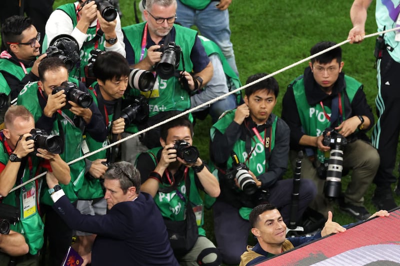 Portugal vs Marruecos: CR7 se roba los reflectores.