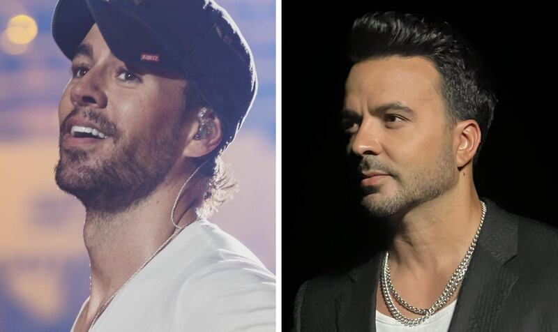 Luis Fonsi y Enrique Iglesias