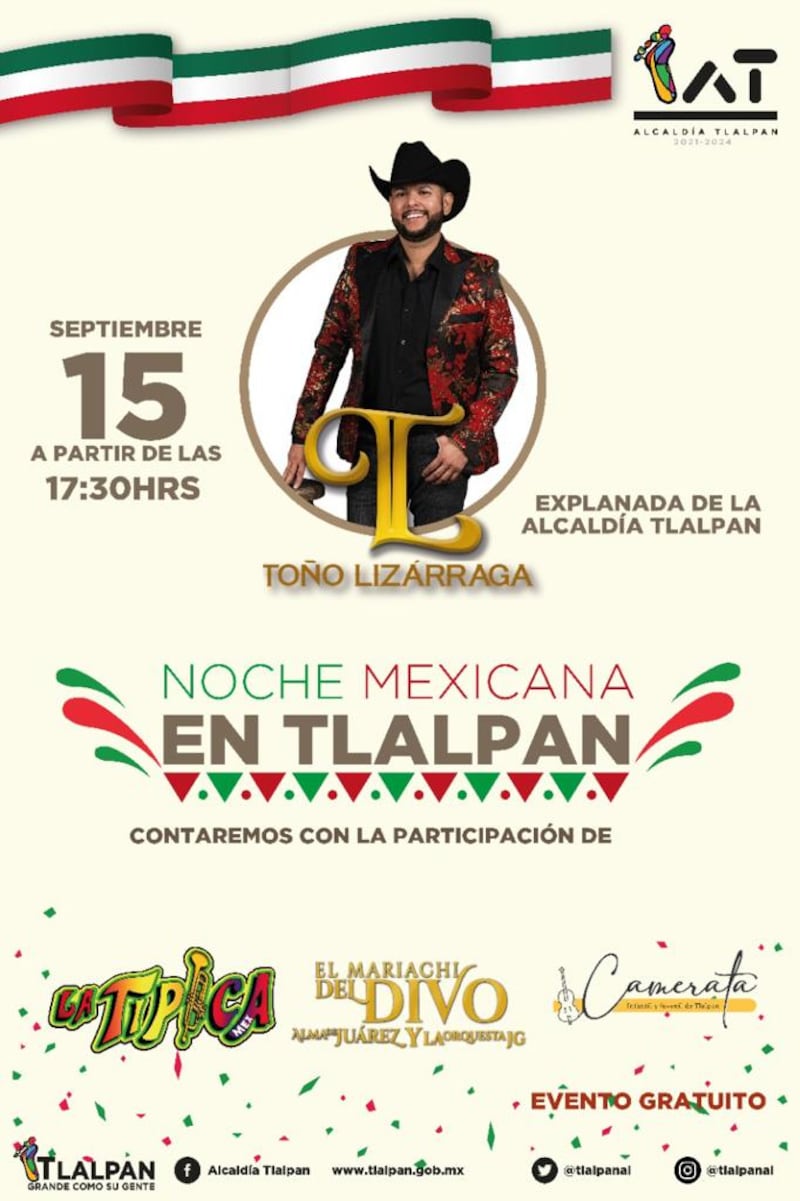 Tlalpan Festejos 15 de Septiembre