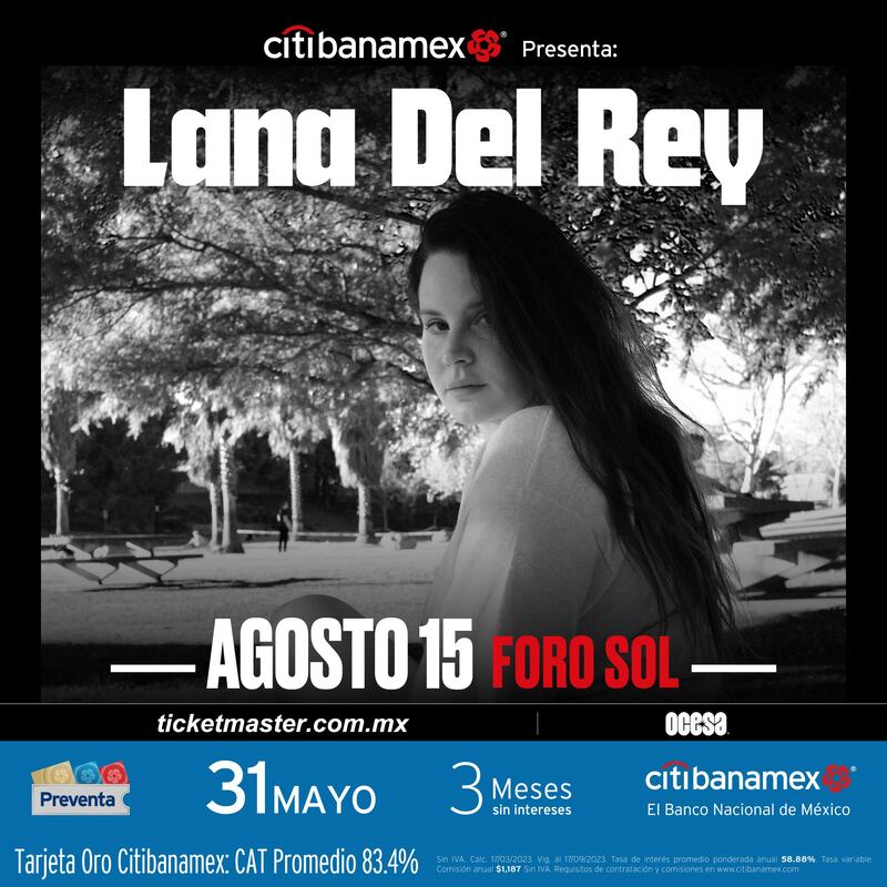 Lana del Rey confirma su regreso a México