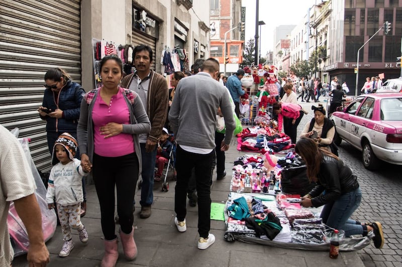 comercio en la vía pública