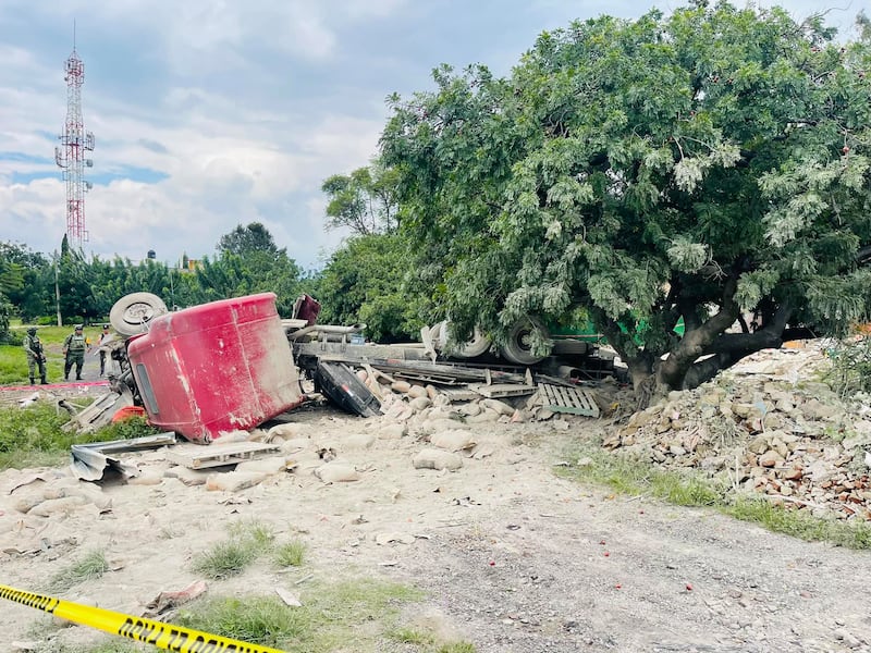 Accidente en la carretera México-Cuautla.