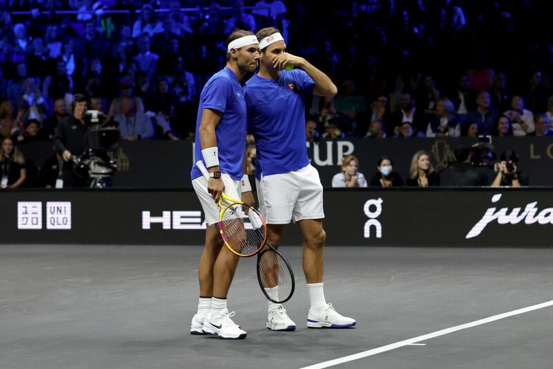 Roger Federer y Rafael Nadal brillaron en la Laver Cup