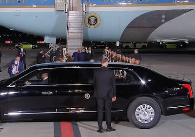 Biden y AMLO se encuentran en el Aeropuerto Felipe Ángeles