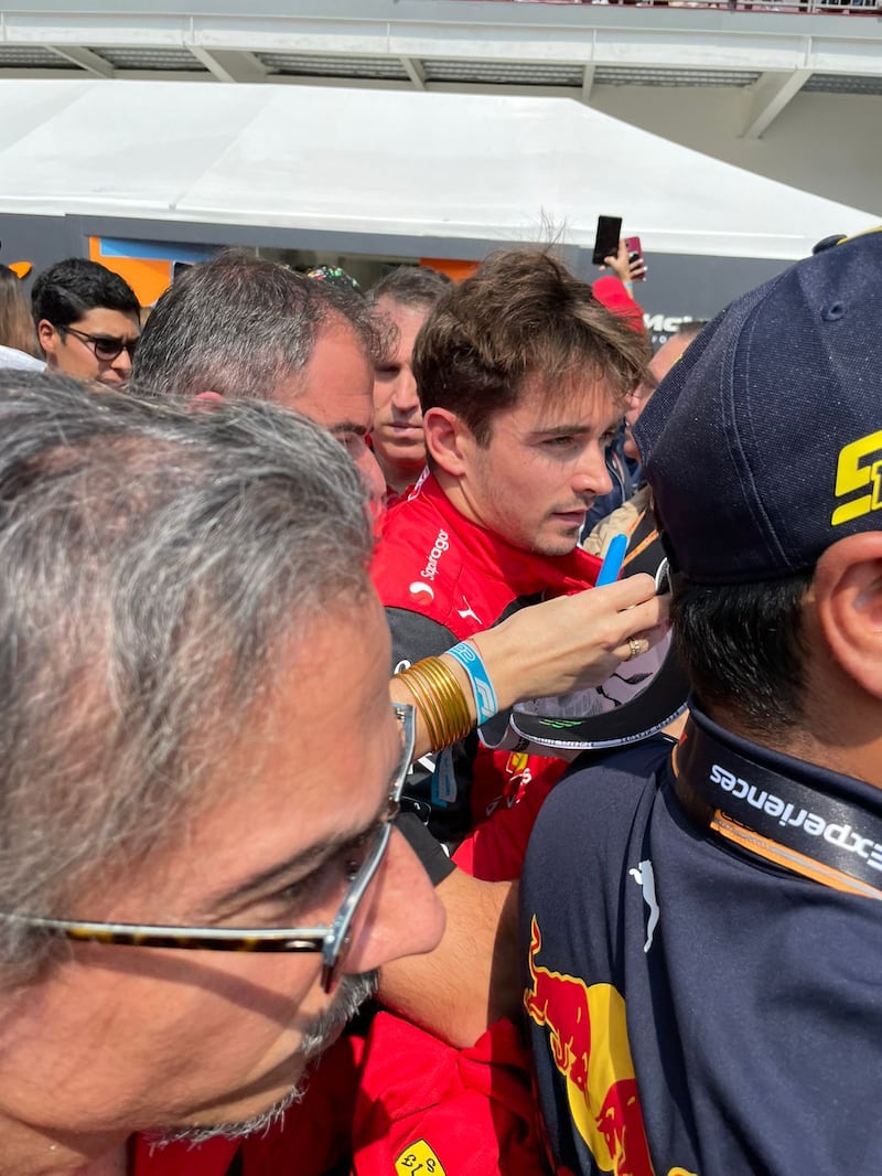 Charles Leclerc fue de los pilotos más buscados por los fanáticos