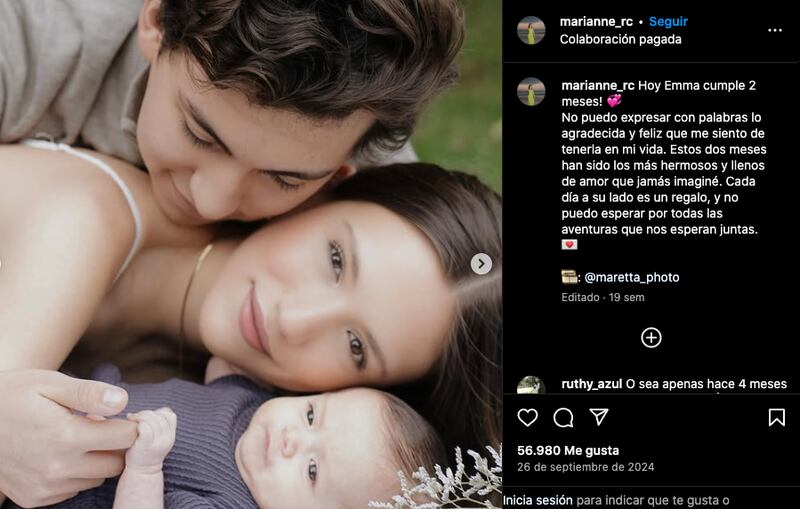 Revelan más fotografías de exnovio de Marianne Gonzaga