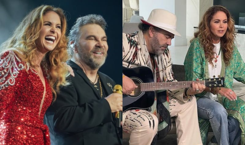 Lucero y Mijares discutieron sobre uno de los temas que cantan en su gira