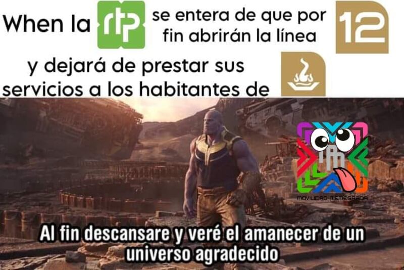 Memes por la reapertura de la Línea 12 del Metro.