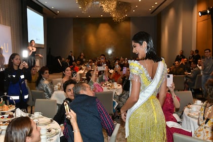 La Miss Universo 2023 Sheynnis Palacios convivió con sus fans en su ultimo evento con reina de belleza