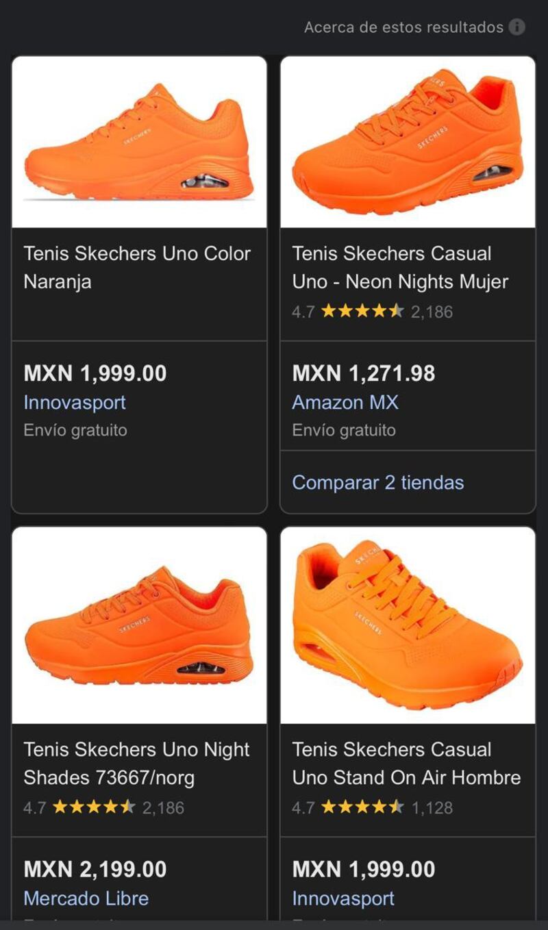 Precio de los tenis fosfo fosfo de Movimiento Ciudadano