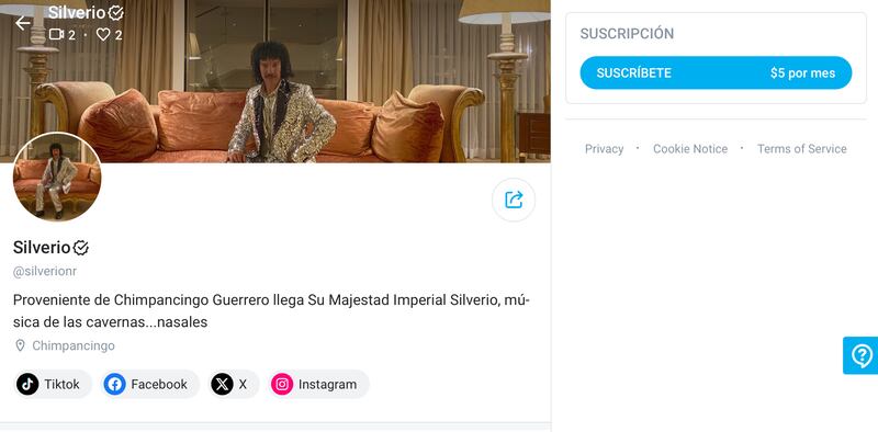 ¡De no creerse! Silverio lanza su página de OnlyFans