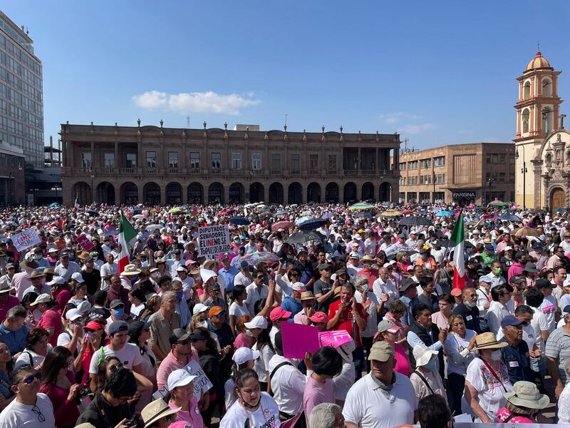 INE marcha SLP