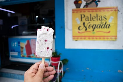 Paletas de Nogada, una nueva tradición en la Ciudad de México.