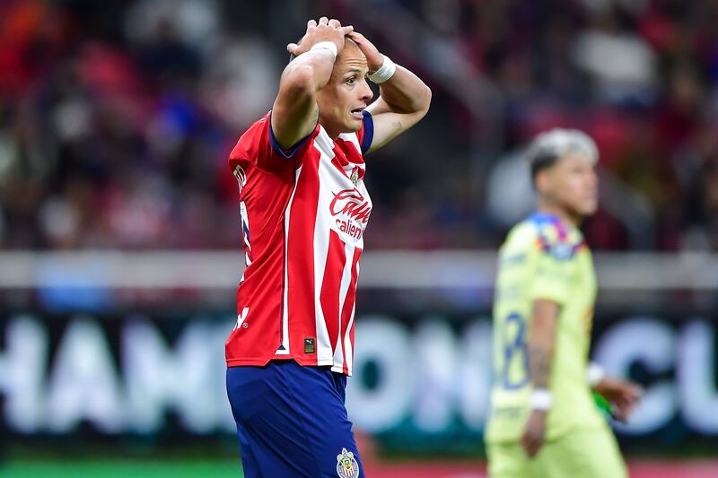 Chicharito Hernández nunca le ha marcado gol al América.