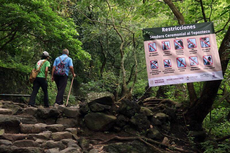 Tepoztlán: zona arqueológica del Tepozteco abre tras dos años