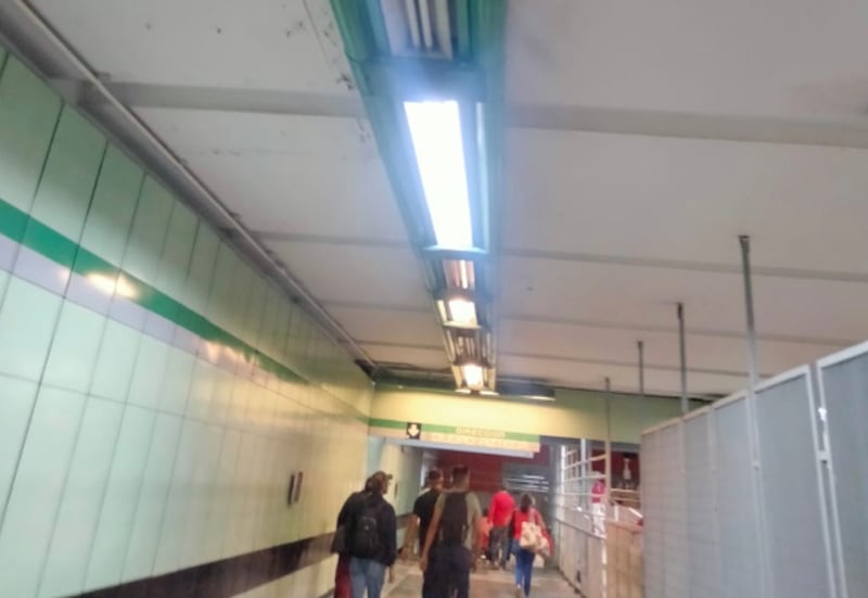 Problemas de luminarias en Metro CDMX.