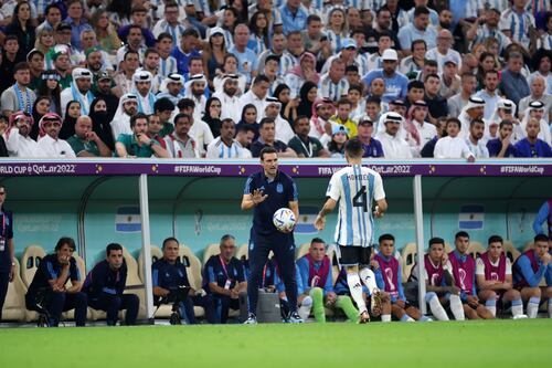Scaloni revela que el peor momento de Argentina en el Mundial fue contra México