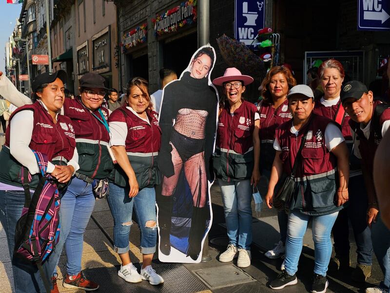 Concierto de Rosalía en el Zócalo