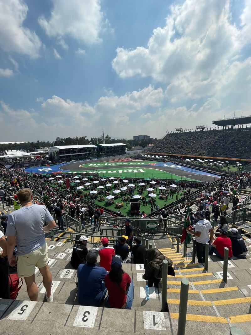 Gran Premio de México día 1.