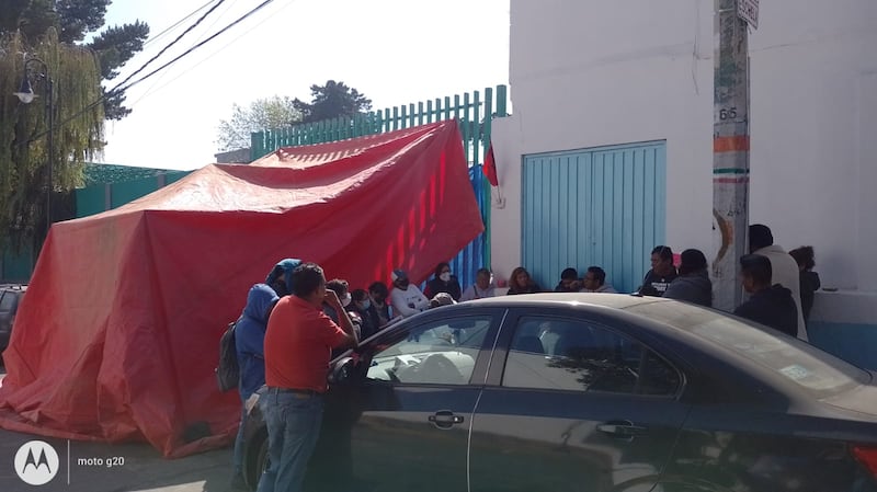 Huelga en Colegio de Bachilleres.