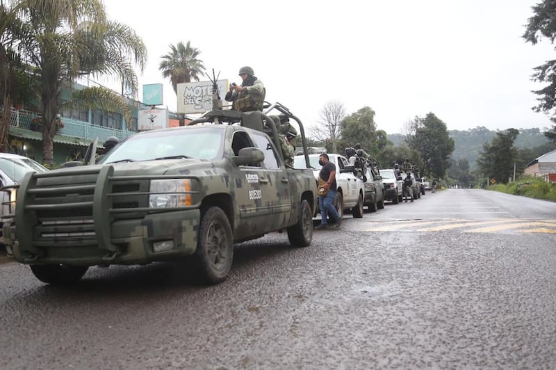 Miembros de Pueblo Unido detenidos en Michoacán