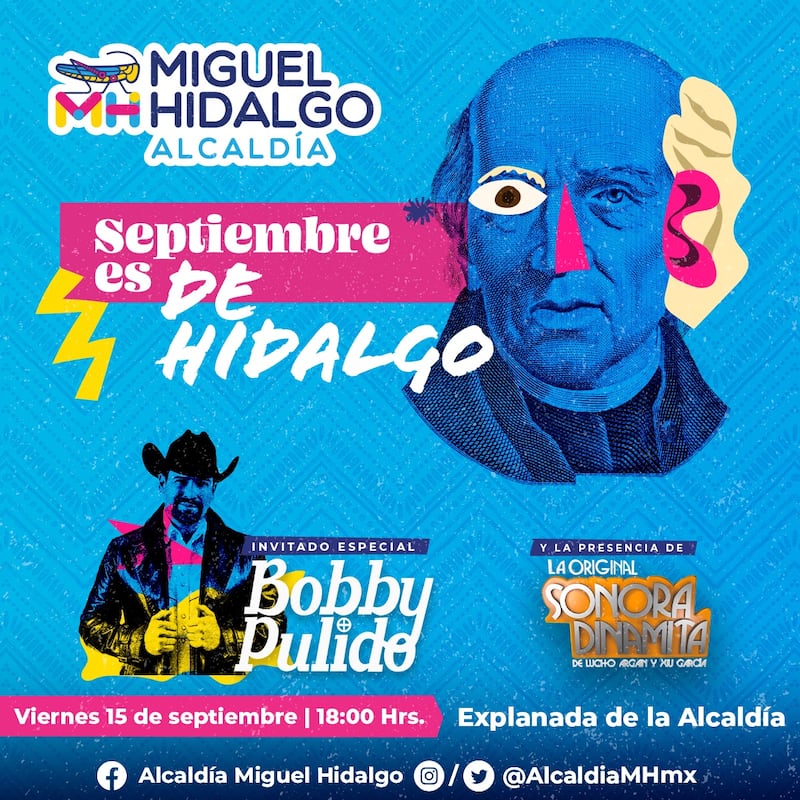 Miguel Hidalgo 15 de septiembre