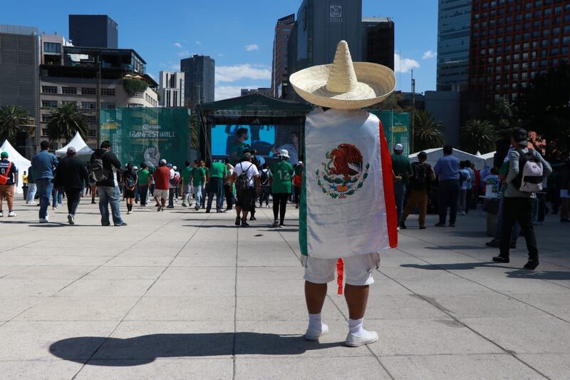 Así se vive el Arabia Saudita contra México en el Fan Fest