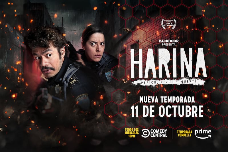 Memo Villegas y Verónica Bravo están de regreso en ‘Harina’