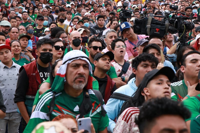 Así se vive el Arabia Saudita contra México en el Fan Fest