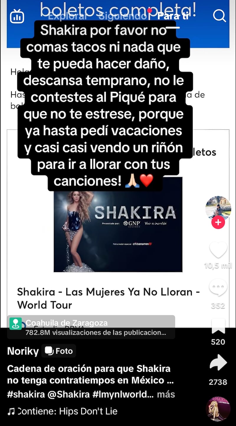 Shakira y su accidentada gira.