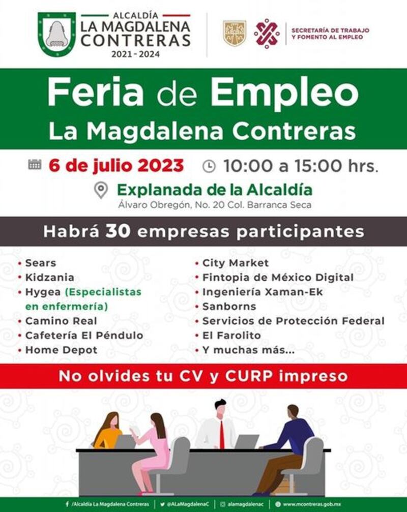 Feria del Empleo Magdalena Contreras