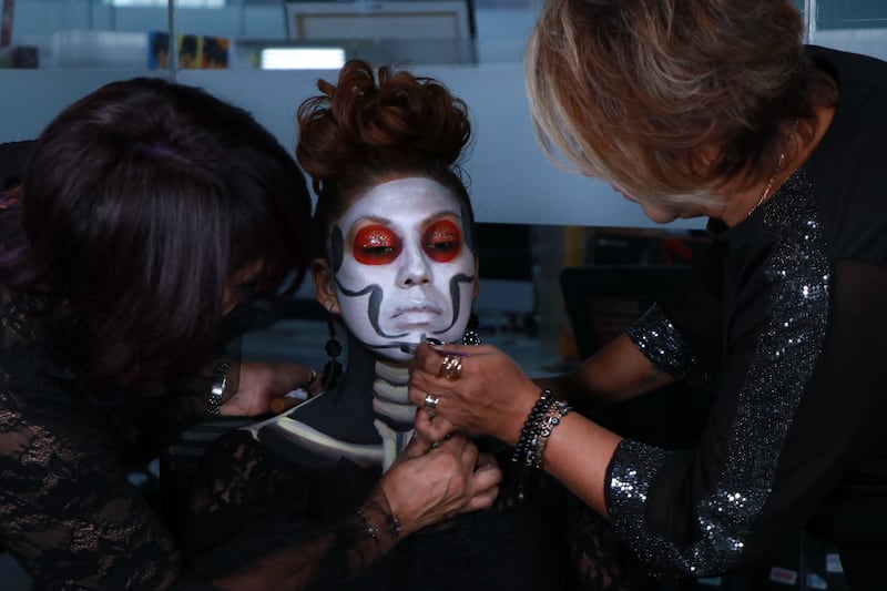 La Catrina maquillaje