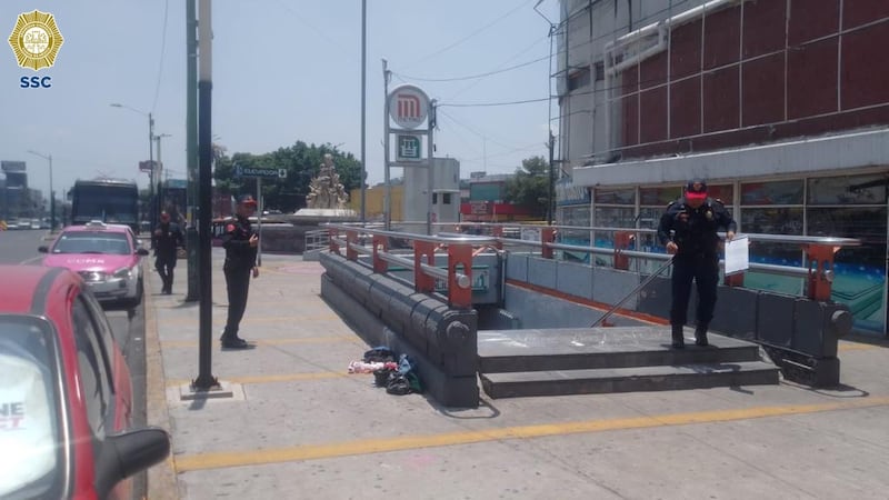 Reportan mochila con restos humanos en Metro Atlalilco