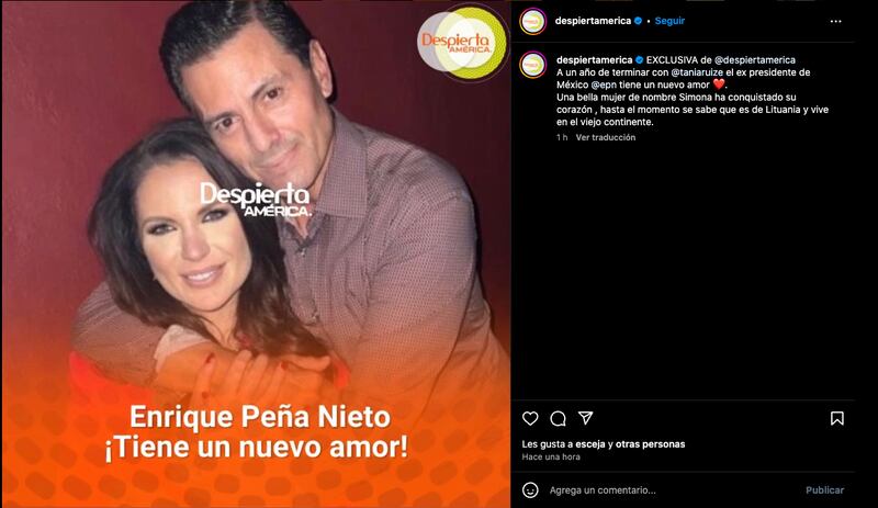Peña Nieto estrena romance a un año terminar con Tania Ruiz; ¿quién es la nueva novia?