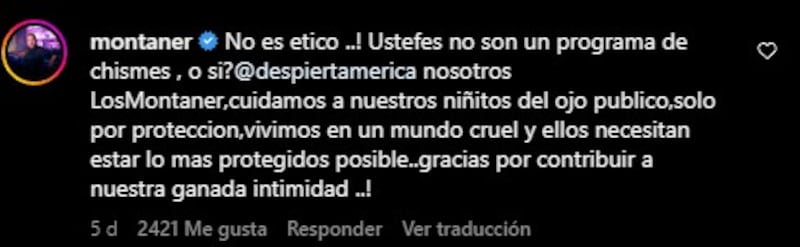 El programa de televisión muestra en redes sociales el rostro de la pequeña