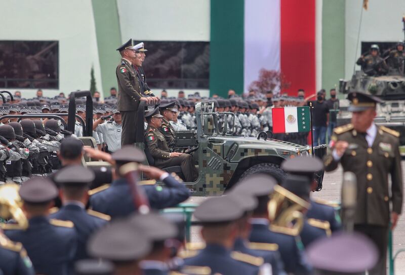 Desfile militar: Guardia Nacional y militares ensayan