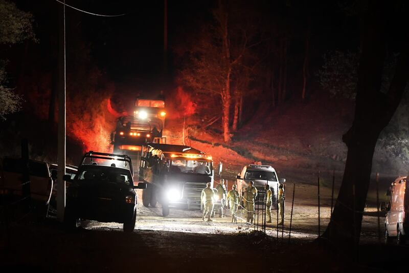 Desde el domingo pasado comenzó el incendio.