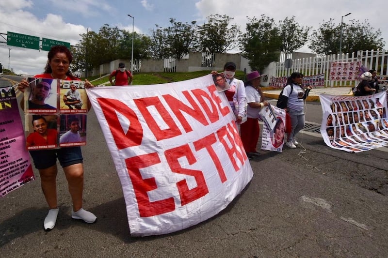 Confrontación de Madres Buscadoras.