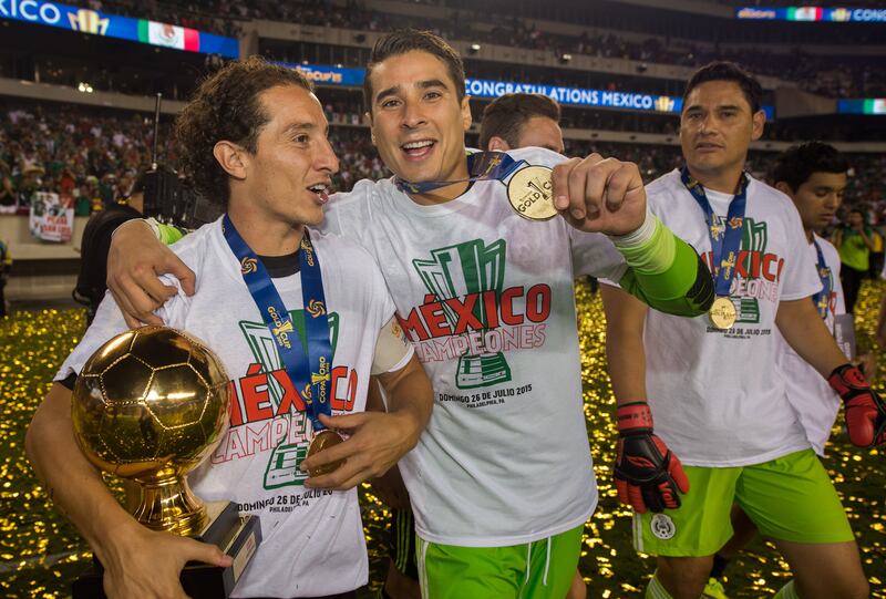 Andrés Guardado y Guillermo Ochoa fueron campeones de Copa Oro en cuatro ocasiones.