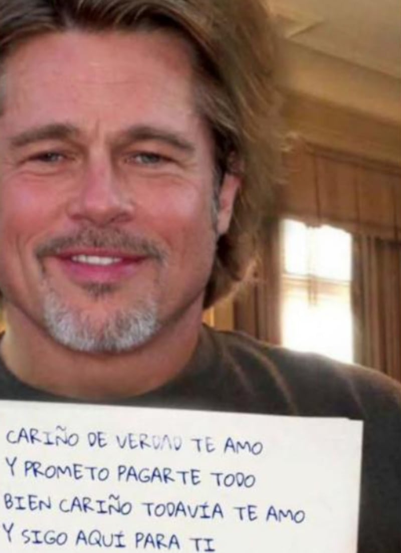 Brad Pitt falso