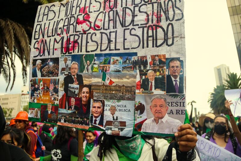 Marcha a favor del aborto en CDMX 28 septiembre de 2022